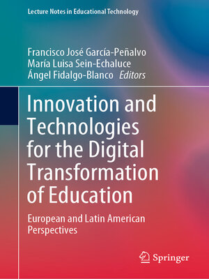 cover image of Innovation and Technologies for the Digital Transformation of Education